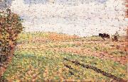 Camille Pissarro Ploughing at Eragny oil